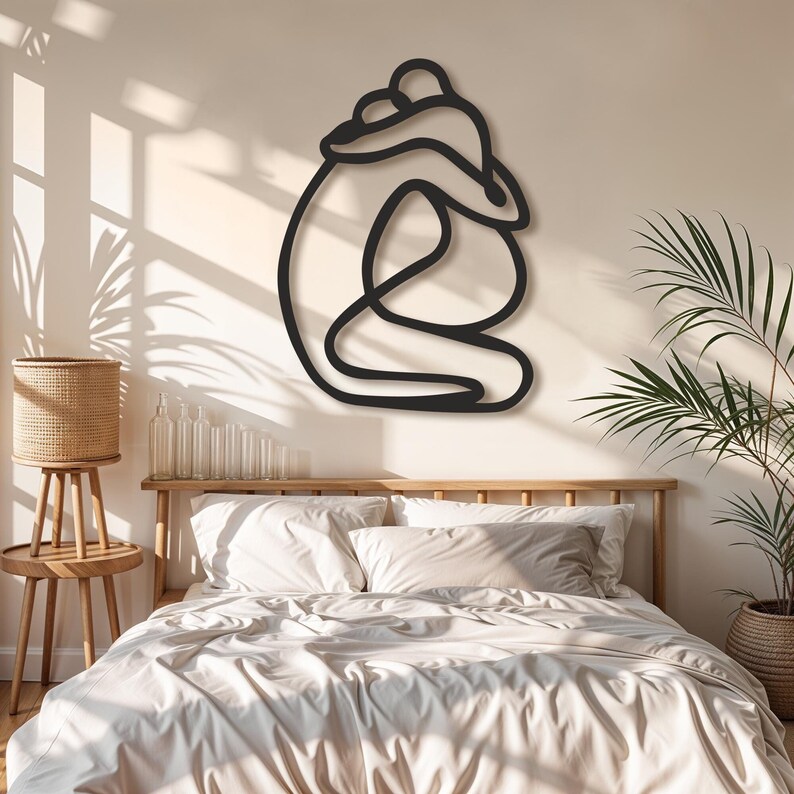 Kamasutra Led Metal Wall Art, Over Bed Erotic Decor, Seductive Wall Art ...