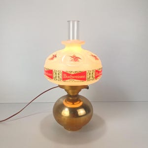 Vintage Budweiser Lamp - Etsy