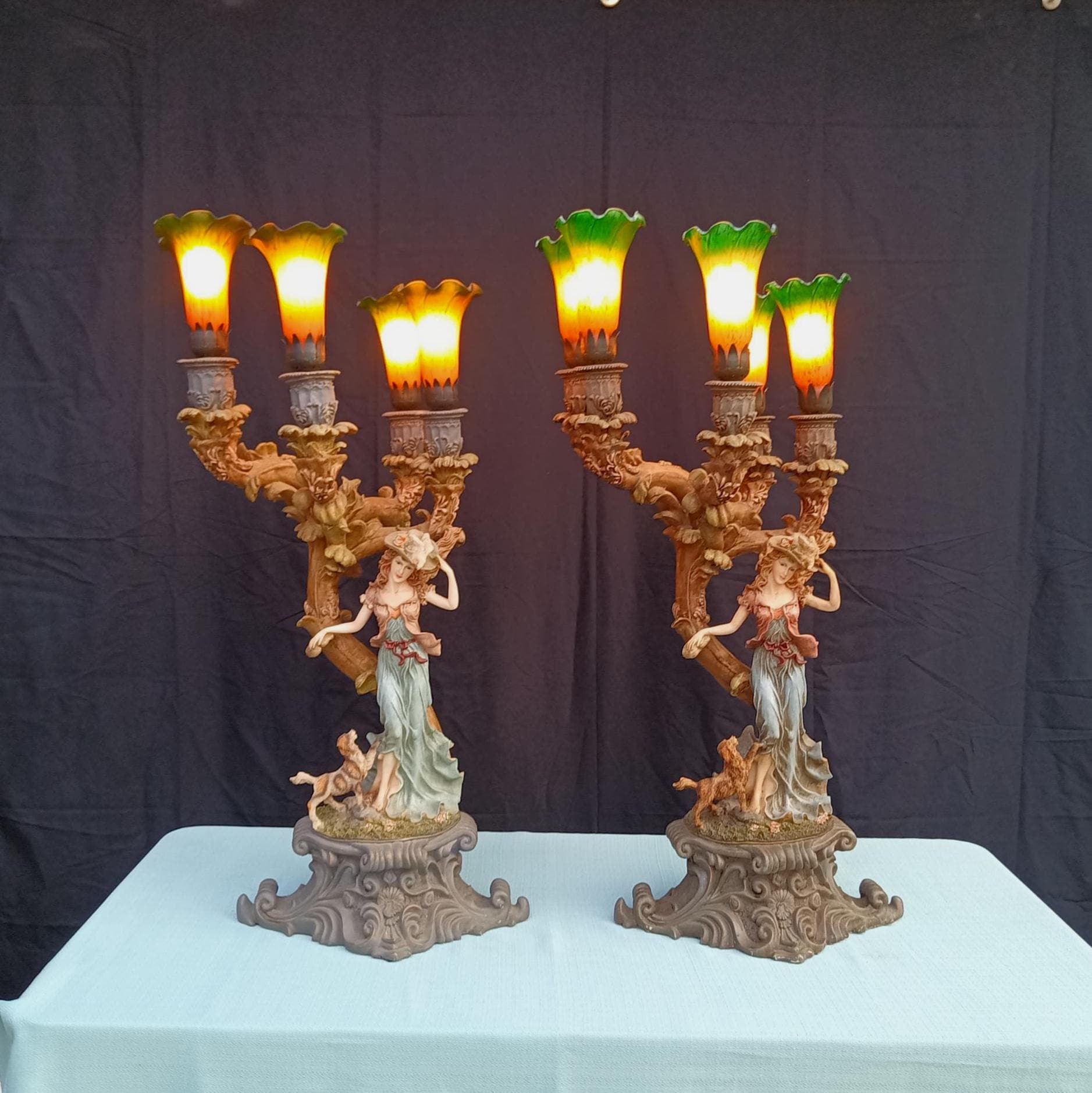 Five Arm Floor Lamp - Etsy