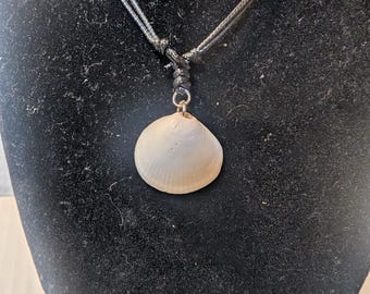 Clam Shell Charm Necklace