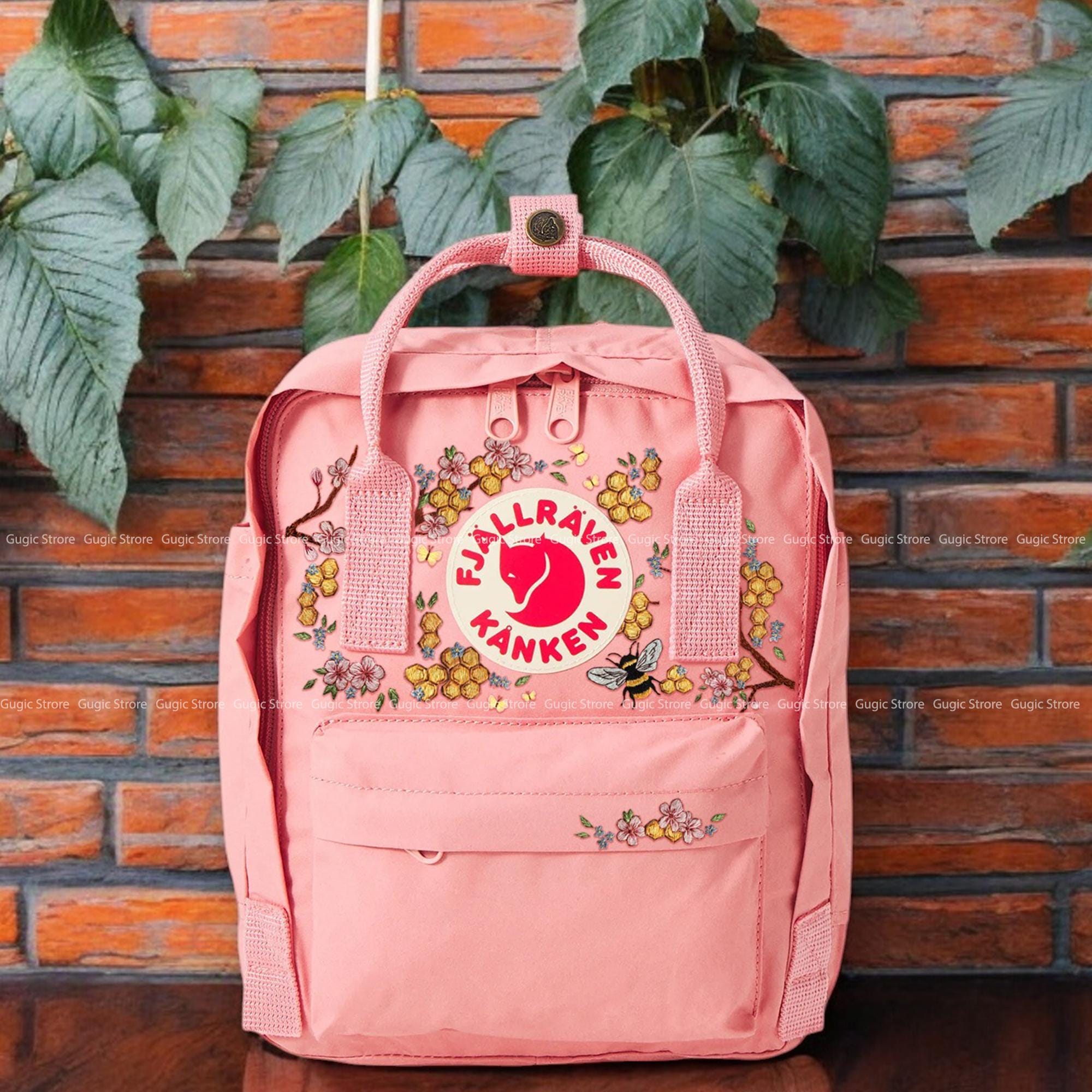 ?Embroidered Fjallraven Kanken backpack? Embroidered this bag for @arcticfoxsg ! So thankful I got to  main image 3