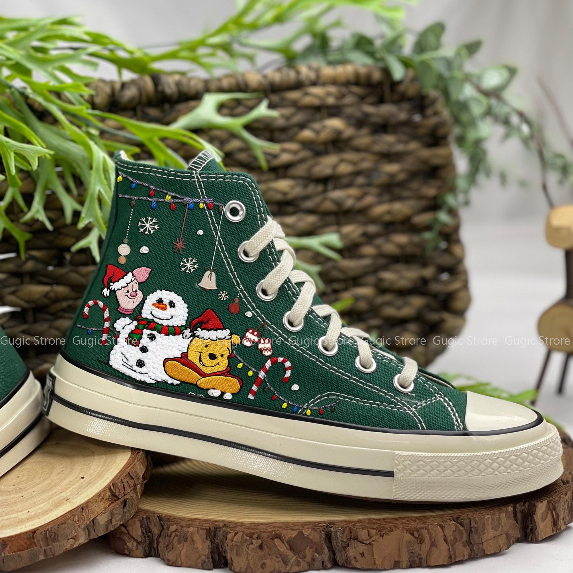 Xmas Converse - Etsy