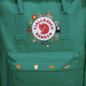 Custom Embroidered Fjallraven, Anime Embroidered Fjallraven Kanken, Hand Embroidery Kanken Backpack, Cartoon Character Embroidery Rucksack