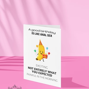 Anal Sex Birthday Card
