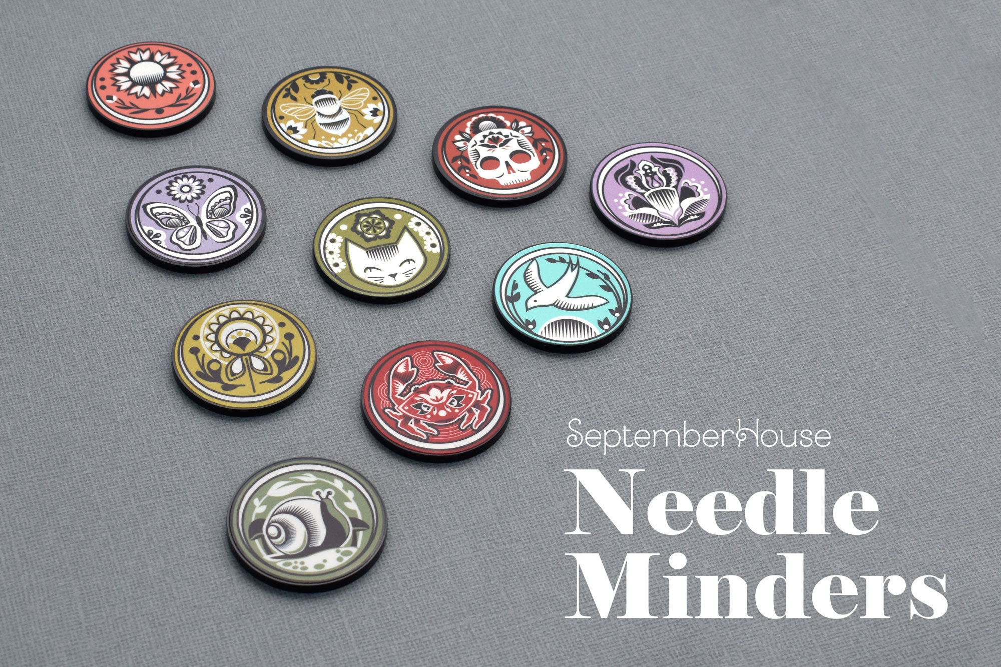 Needle Minder | Magnetic Needle Minder | Hand Embroidery & Cross Stit…