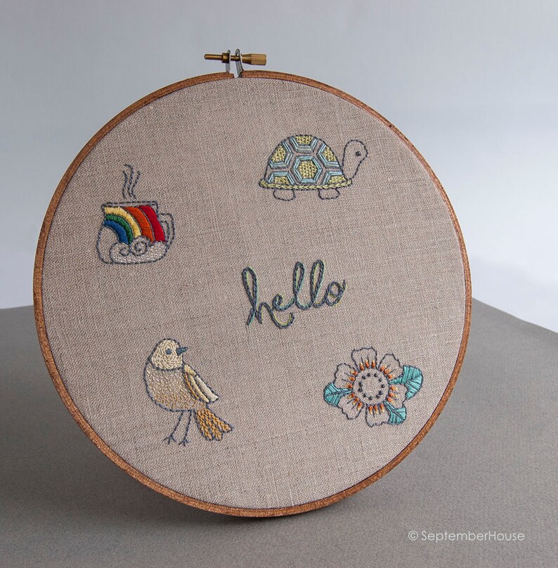 Embroidery Patterns 60 Mini Embroidery Designs PDF Etsy