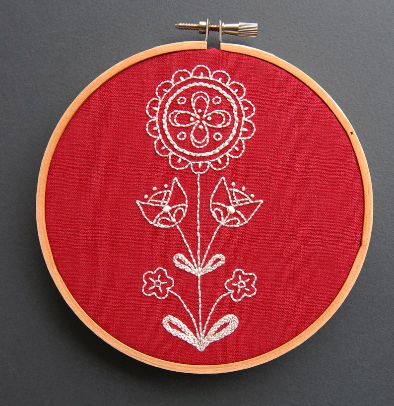 Scandinavian Embroidery Patterns Hand Embroidery Designs Etsy