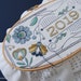 Embroidery Kit 2019 Calendar embroidery kit with matching floss and instructions, DIY Fabric Calendar Panel 2019 calendar