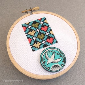Magnetic Needle Minder Hand Embroidery & Cross Stitch Gifts Needleminder Crafter Gifts Modern Crafts Magnet gifts under 10 image 7