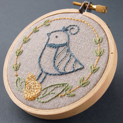 Embroidery Patterns | FESTIVE FLOCK Holiday Hand Embroidery Patterns | Holiday Embroidery Designs | Bird Patterns | PDF Digital Download