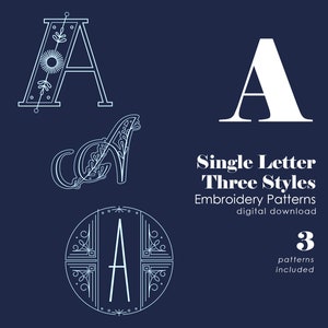 Alphabet embroidery Patterns