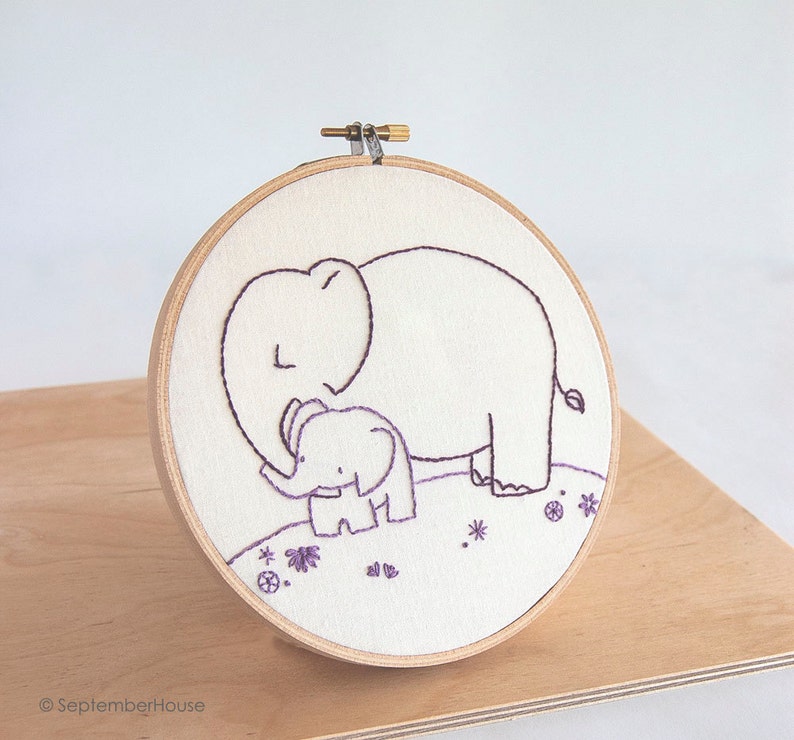 Hand embroidery sybjus baby animals beginner embroidery  etsy Hand embroidery sybjus baby animals beginner embroidery  etsy