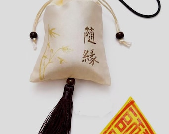 Handmade Taoist Protection Talisman: Spiritual Safety and Blessing Charm