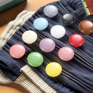 Set of 2 ceramic drawer handles, wardrobe handles, kids colorful round nursery cabinet handles, children's room furniture decoration