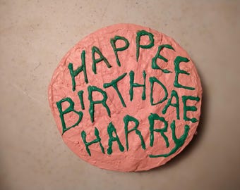Large wizard birthday cake prop