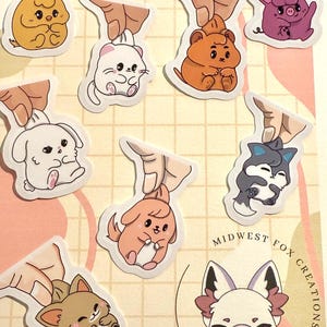 Stray Kids SKZOO Pinch Fingers Vinyl Sticker