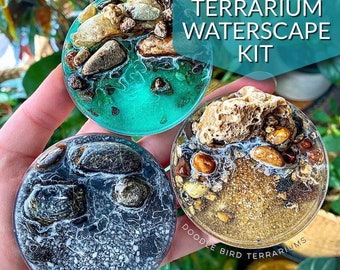 Mini Waterscape Kit for Terrariums and Miniature Gardens