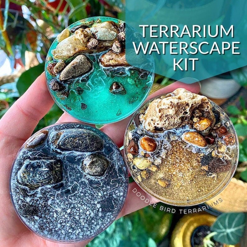 Mini Waterscape Kit for Terrariums and Miniature Gardens image 1