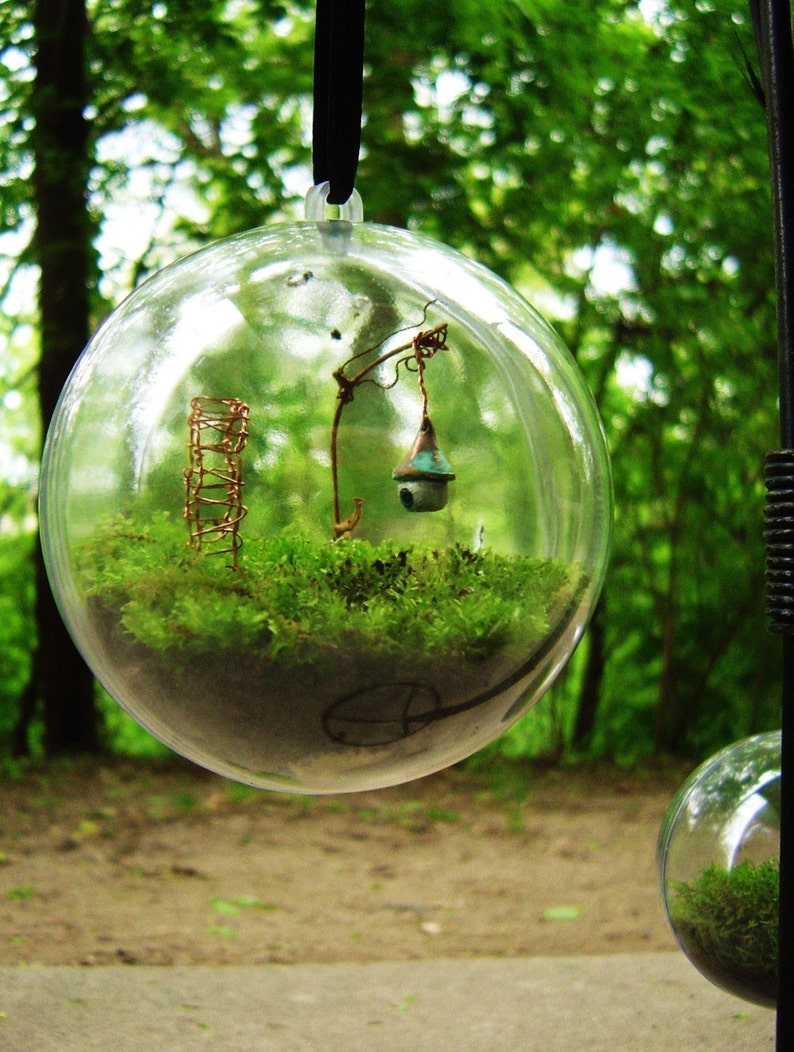 The Secret Garden Moss Terrarium Globe image 3