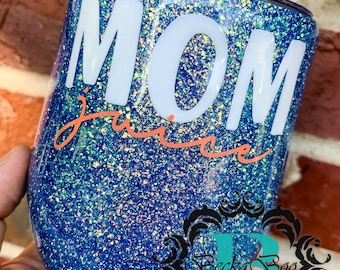 Blue Mom Juice Wine Tumbler *Ready to Ship*