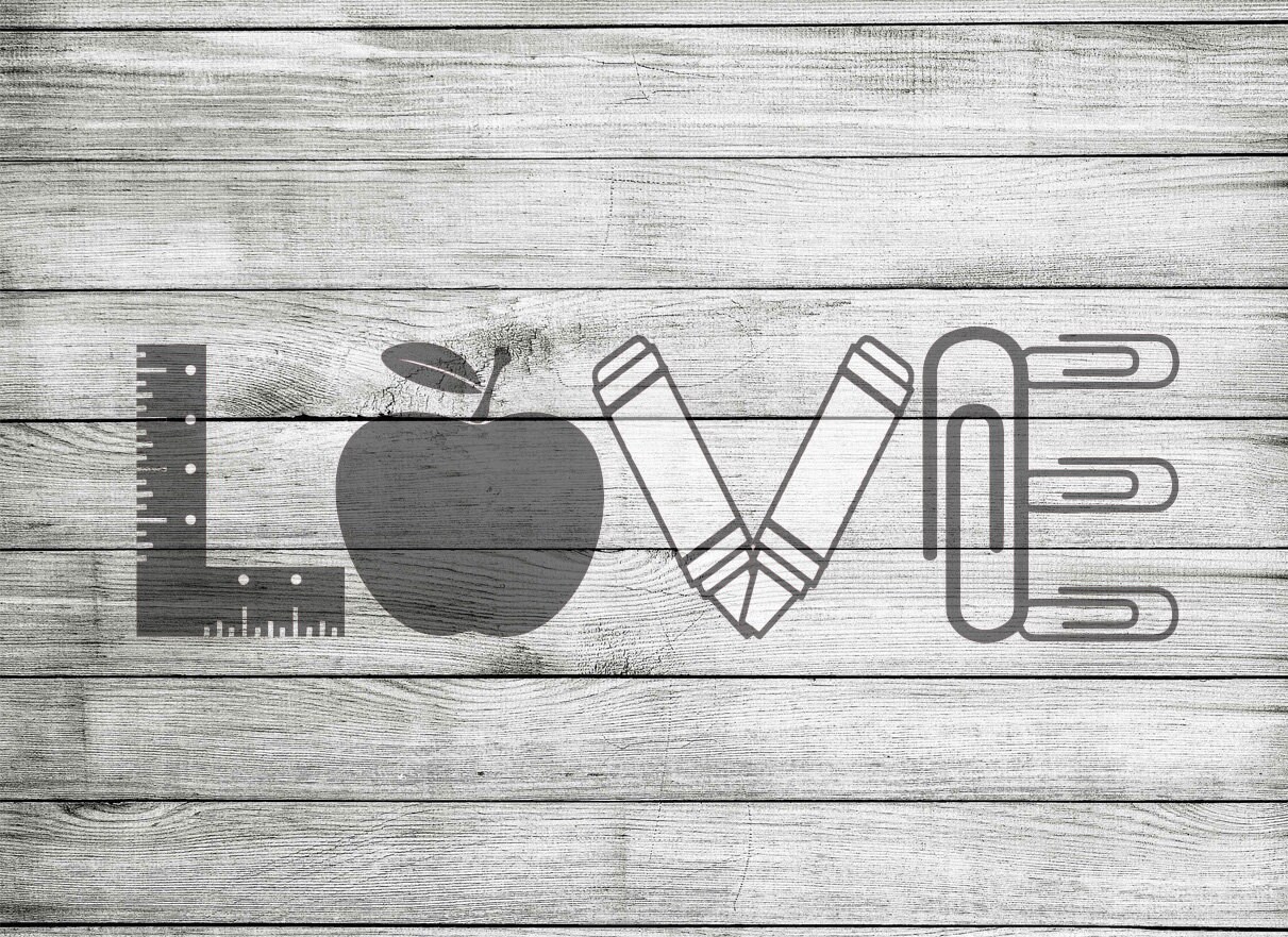 Download Teacher LOVE SVG and JPEG