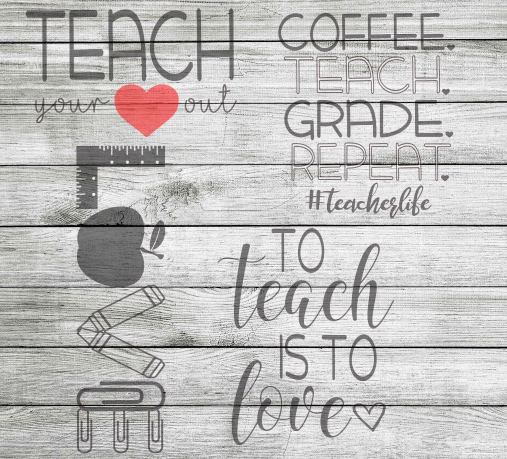 Download Teacher Bundle SVG & JPEG