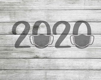 2020 Wearing Masks SVG, JPG & PNG *Instant Download*