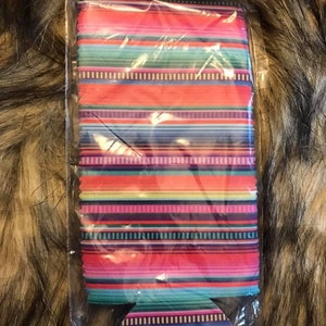 Neoprene Serape Stripe Bottle Coolie