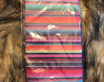 Neoprene Serape Stripe Bottle Coolie