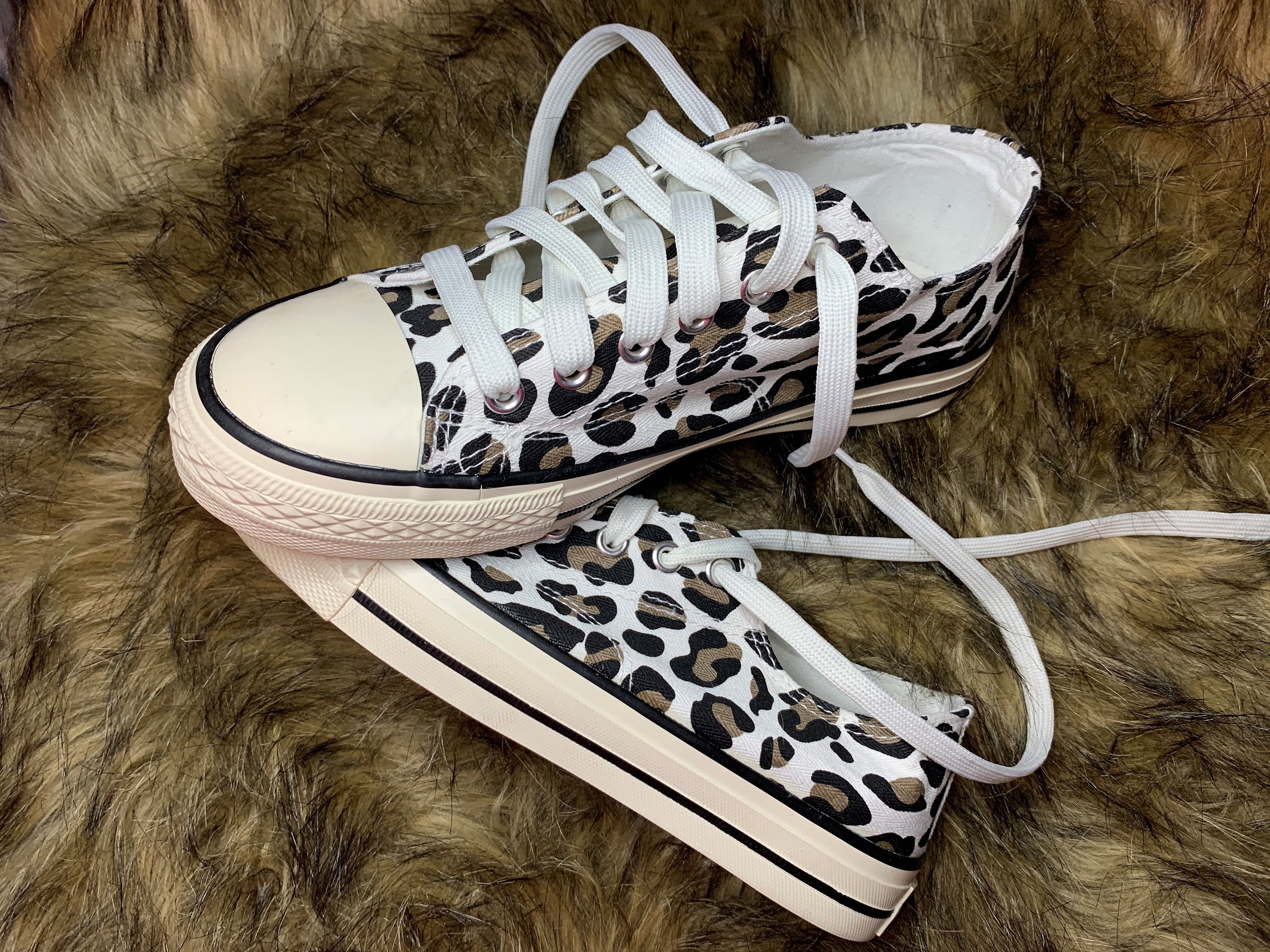 Canvas Leopard Shoes