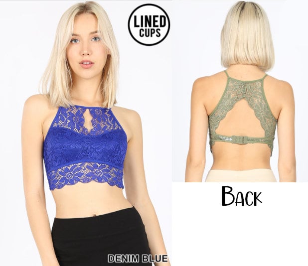 Zenana On The Go Full Size Detail Bralette