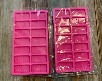 Set of 5 Double 12 Domino Mold,91 Total Dominoes Mold,brand Mold,resin  Epoxy Mould,food Grade Silicone Mold,candle Mold,handmade Soap Mold, 