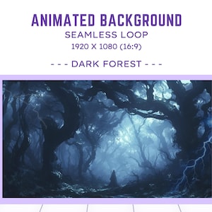 Animated background vtuber animated background witch animated background stream animated purple twitch overlay witch animated stream,..