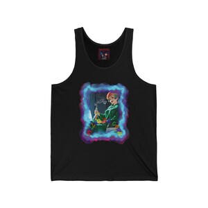 Millsy Da Geek Unisex Jersey Tank, Summer Top, Camping Shirt, Outdoor