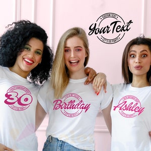 Custom Birthday Shirt, 40th Birthday Shirt, Birthday Party Shirt, Birthday Shirt, Women Birthday Shirt, Birthday Girl Shirt, Happy Birthday