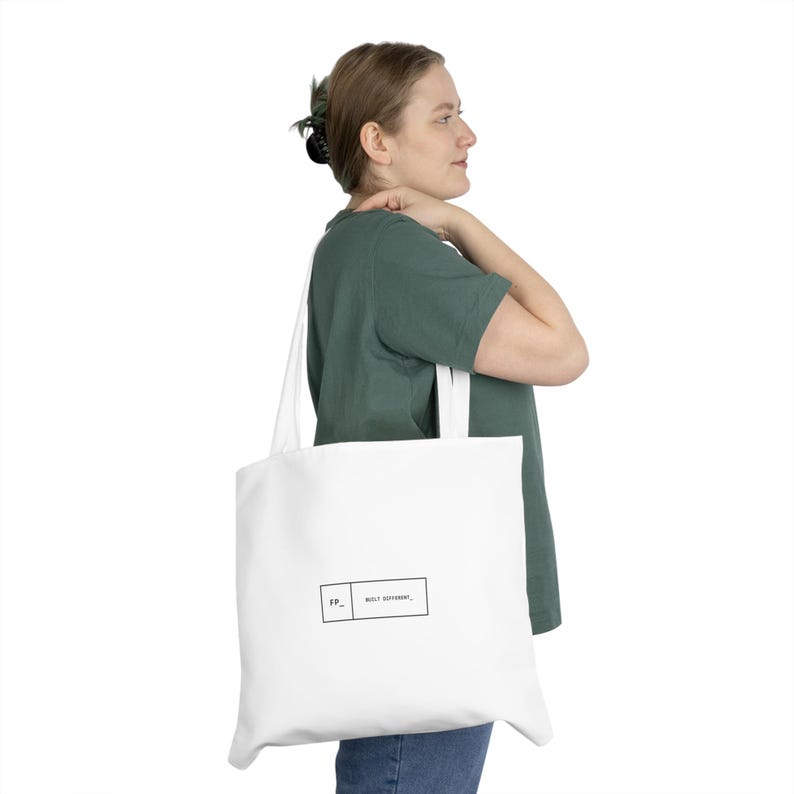 FreshhPedro FP Tote Bag, Minimalist Tech Streetwear, Programmer Gift (100% Cotton) image 3