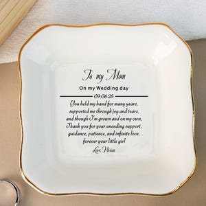 Personalized Gifts For Mother in Law, Mother of the Groom Gift, Wedding Gift from Bride, Bonus Mom Gifts Wedding, Thank You Gift for Mom