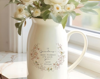 Aynsley Elizabeth Rose Vase, Vintage English Fine Bone China 8.75