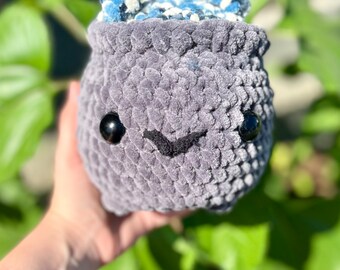 Brebaje de mago, caldero de ganchillo hecho a mano