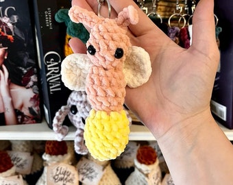 Llavero Francis Firefly, llavero de ganchillo hecho a mano, accesorio de bolso