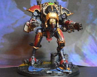 Painted Wardog Brigand - Chaos Knights - Warhammer 40k