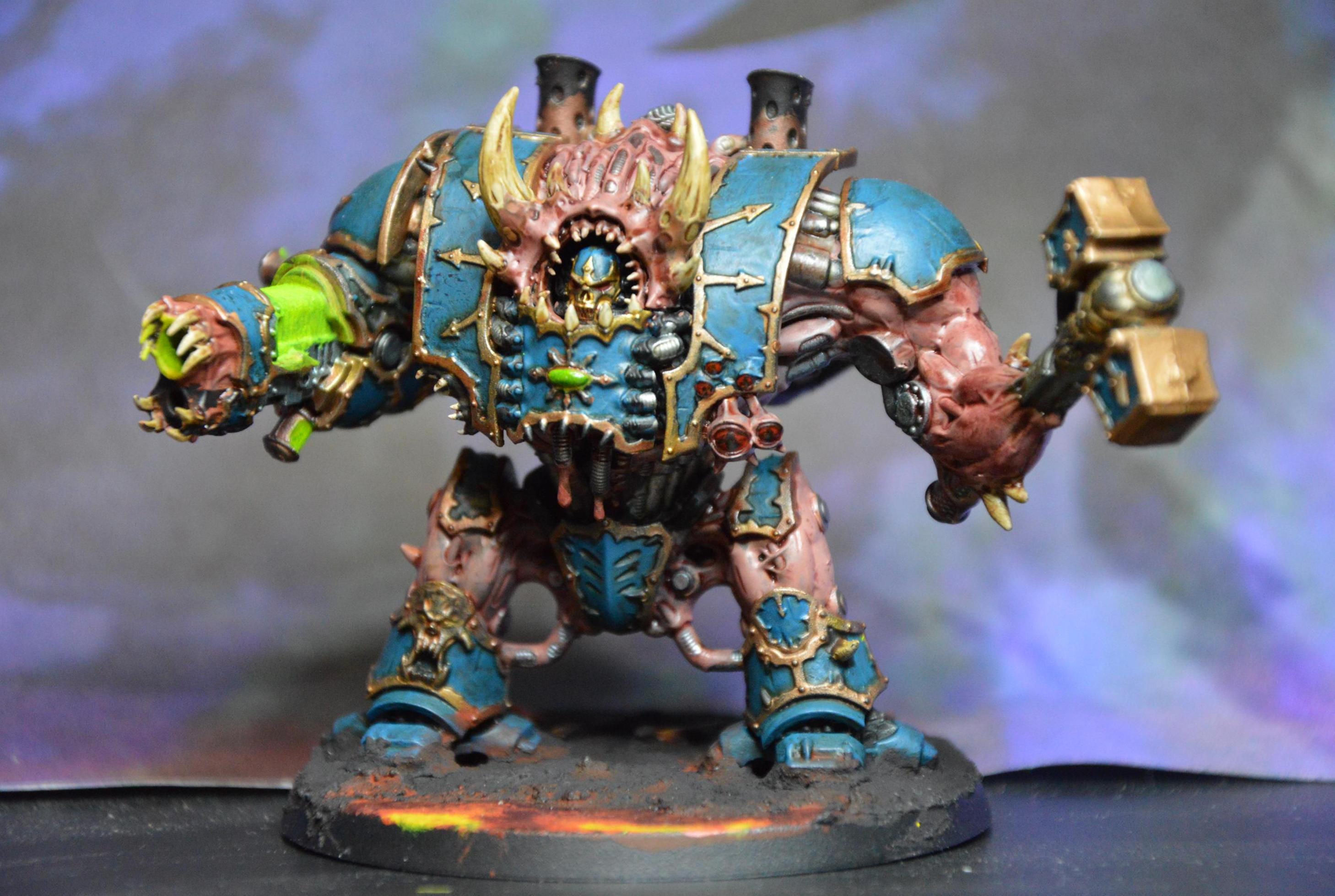 Painted Helbrute - Thousand Sons - Warhammer 40k - Etsy