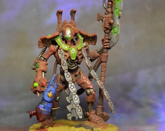 Painted Rusty Overlord with Tachyon Arrow - Necrons - Warhammer 40k