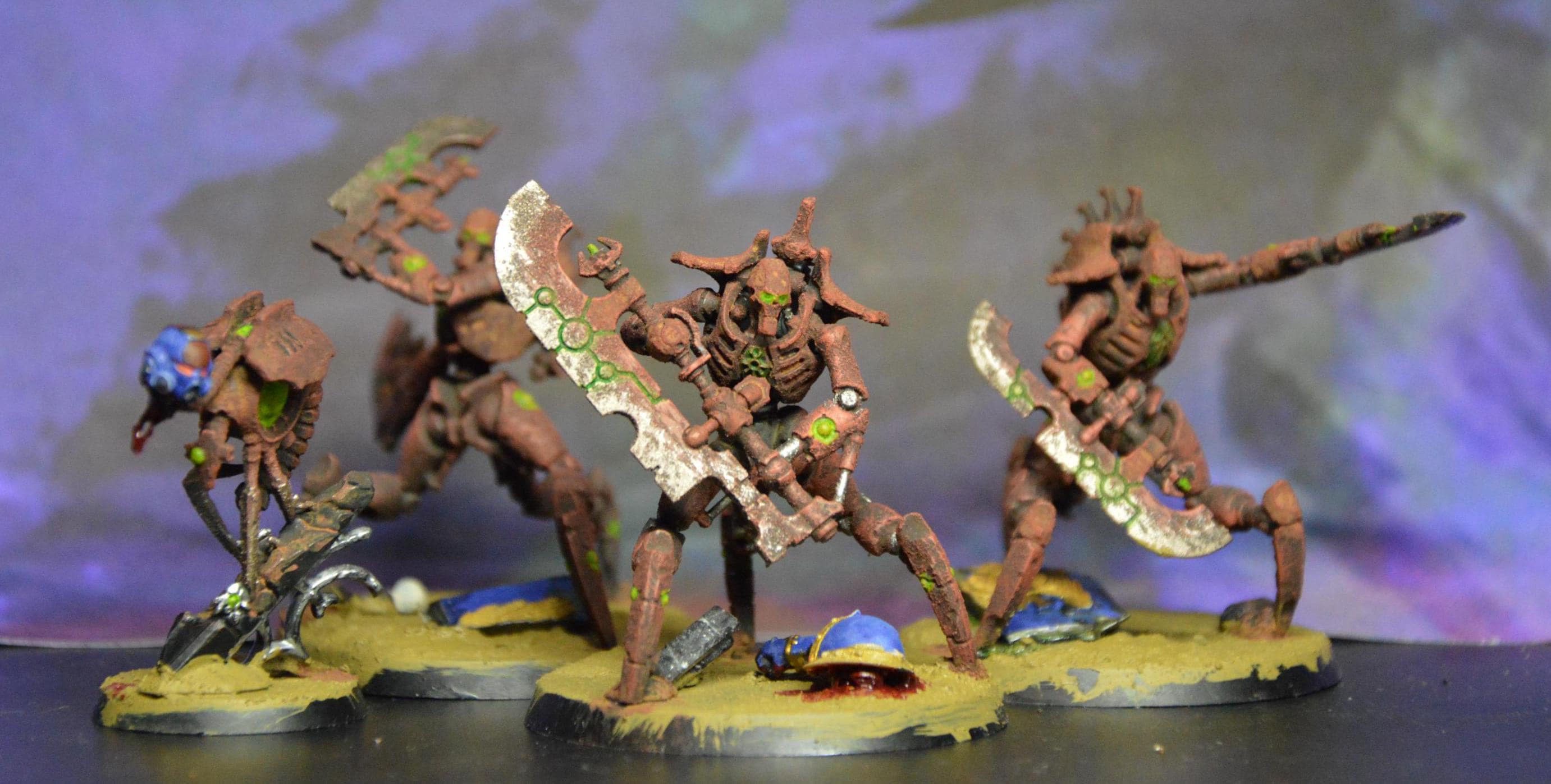 3 Destroyers Skorpekh Nécrons – Warhammer 40K – Figs Plastique Occasion