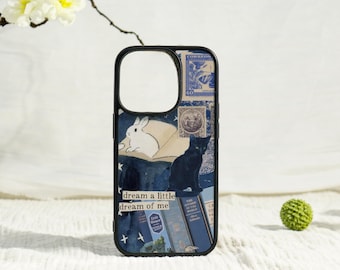 Cat & Rabbit Collage iPhone Case,iPhone 17 16 15 14 13 12 11 Pro Max Case,iPhone 7/8 Plus SE XR XS Max,Personalized Cover for iPhone 16e Air