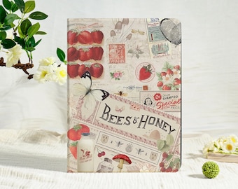 Strawberry Collage iPad Case,iPad Air 11''/13" 2025 iPad A16,iPad Pro 13/12.9/11",iPad Mini 7/6/5,iPad A16/10/9/8,iPad Pro 2024/2025 Case
