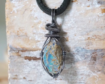 Genuine Opal Necklace, Raw Opal Necklace, Mens Opal Necklace, October  Birthstone Necklace, 50th Birthday Gift for Men, Gift for Husband