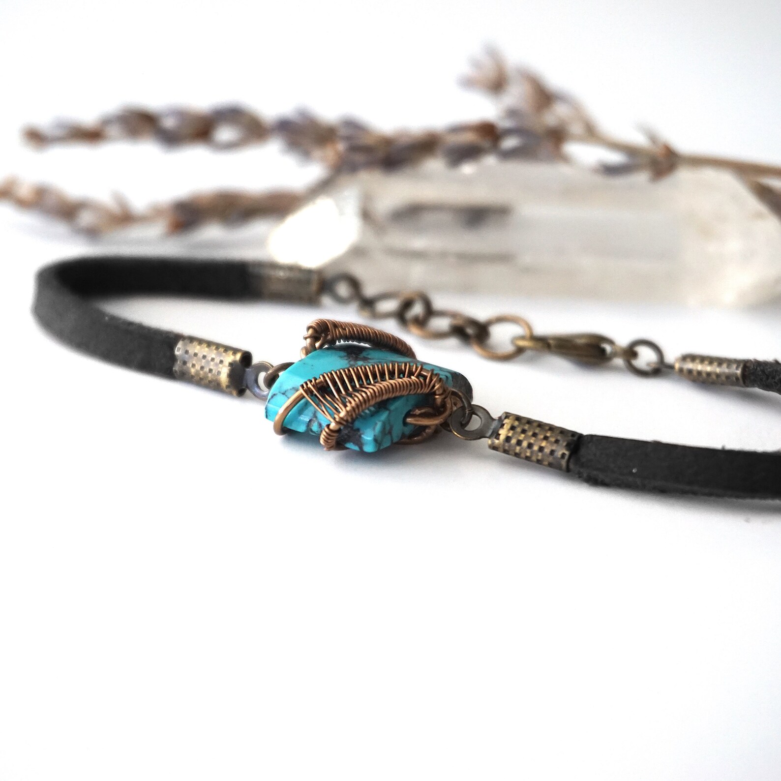 Turquoise Bracelet Men Mens Leather Bracelet Mens Adjustable Etsy