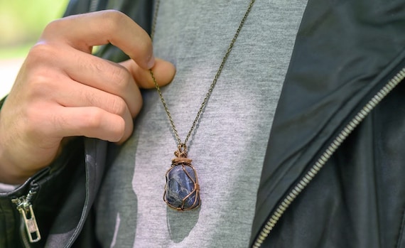 Natural sapphire pendant sale