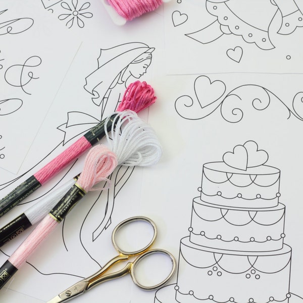 Wedding Embroidery - Etsy
